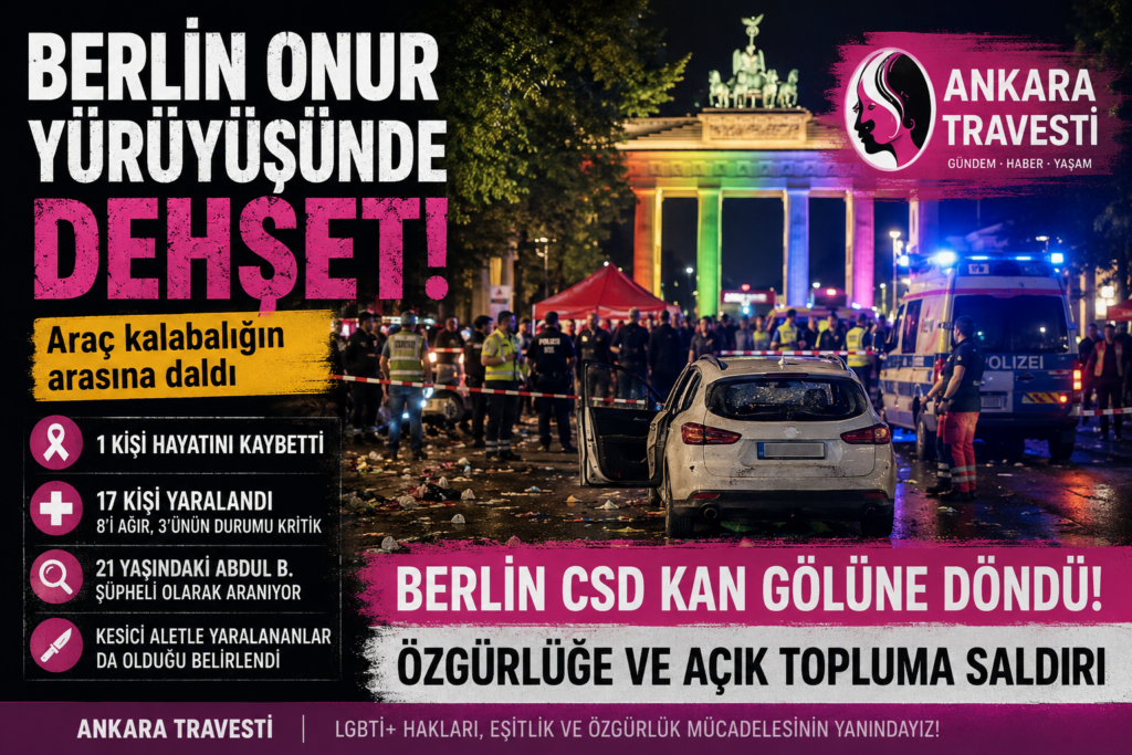 Ankara Travesti Onur Yürüyüşünde Dehşet